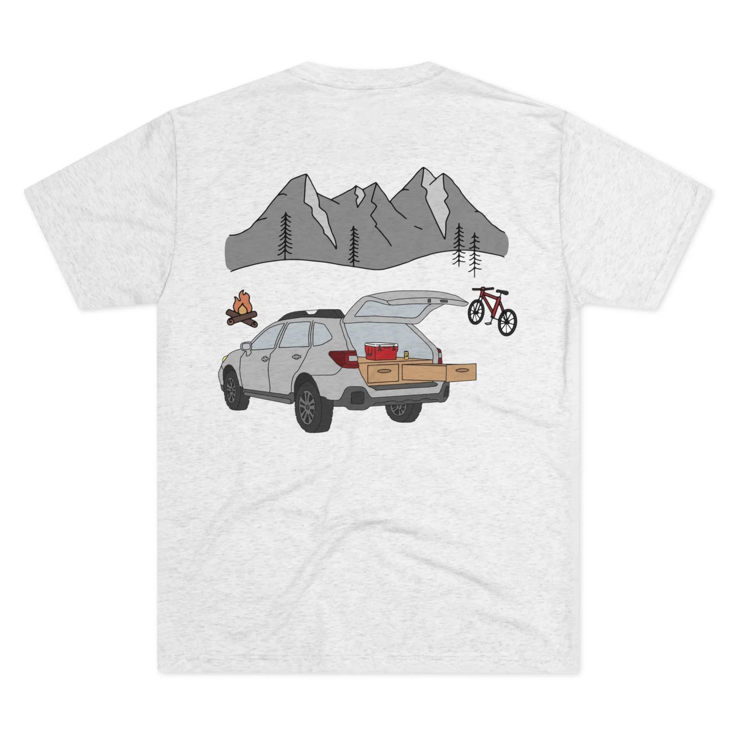 Subaru Heather Tee - Solid Wood Worx