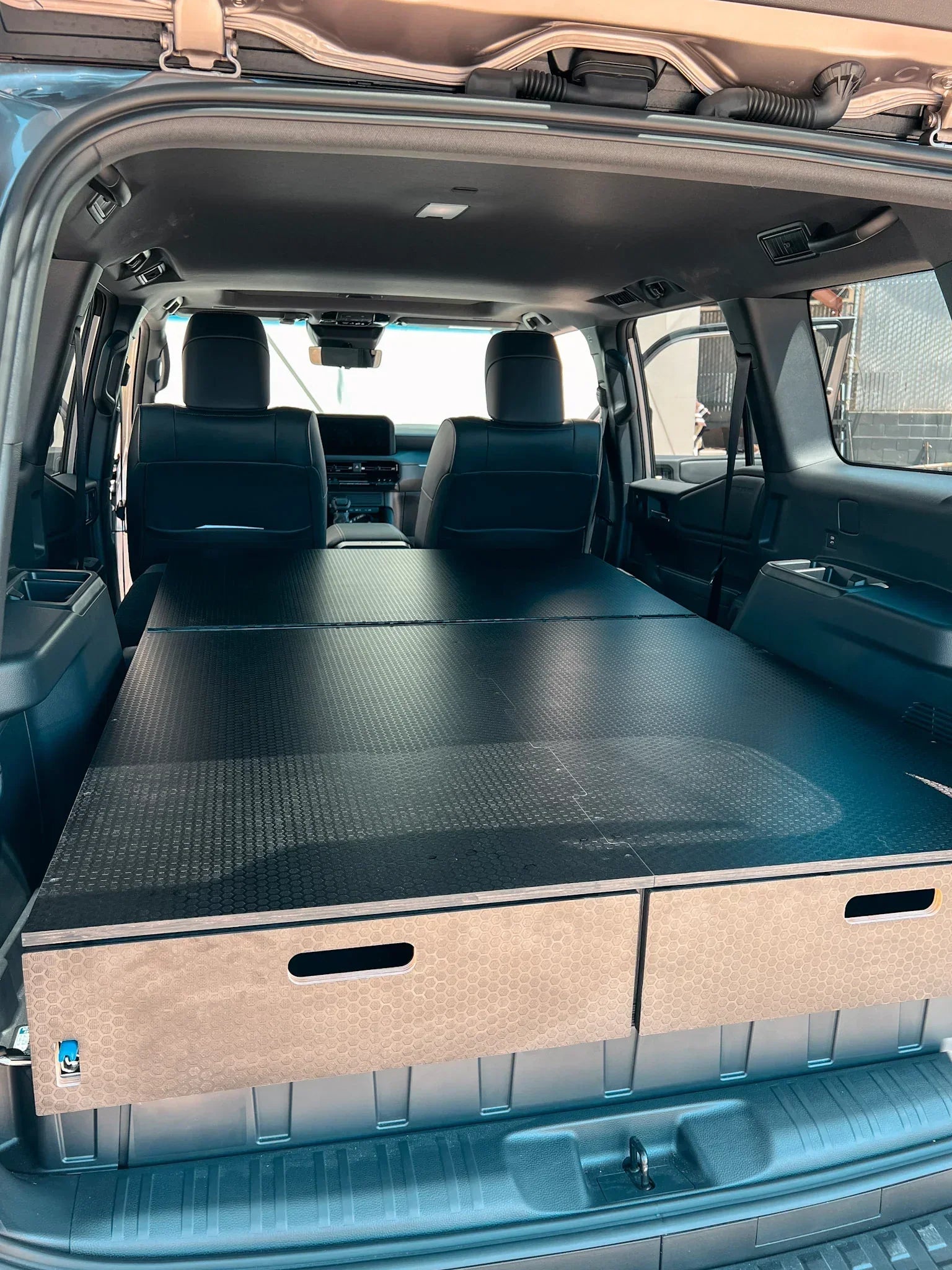 Land Cruiser 250 Dual Drawer Storage PreCut Kit - Solid Wood Worx