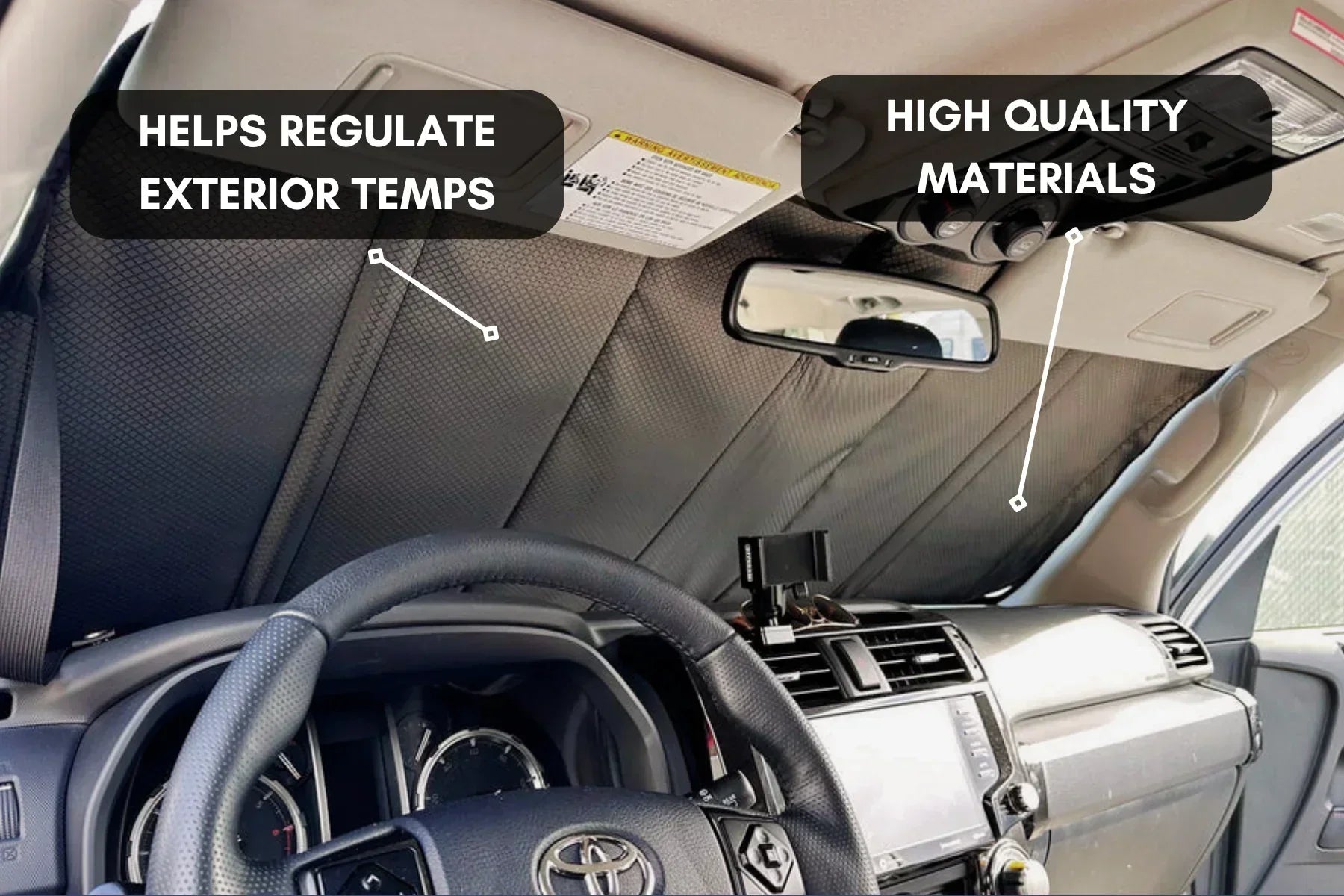 4Runner 5th Gen Window Covers - SECOND ROW - Solid Wood Worx