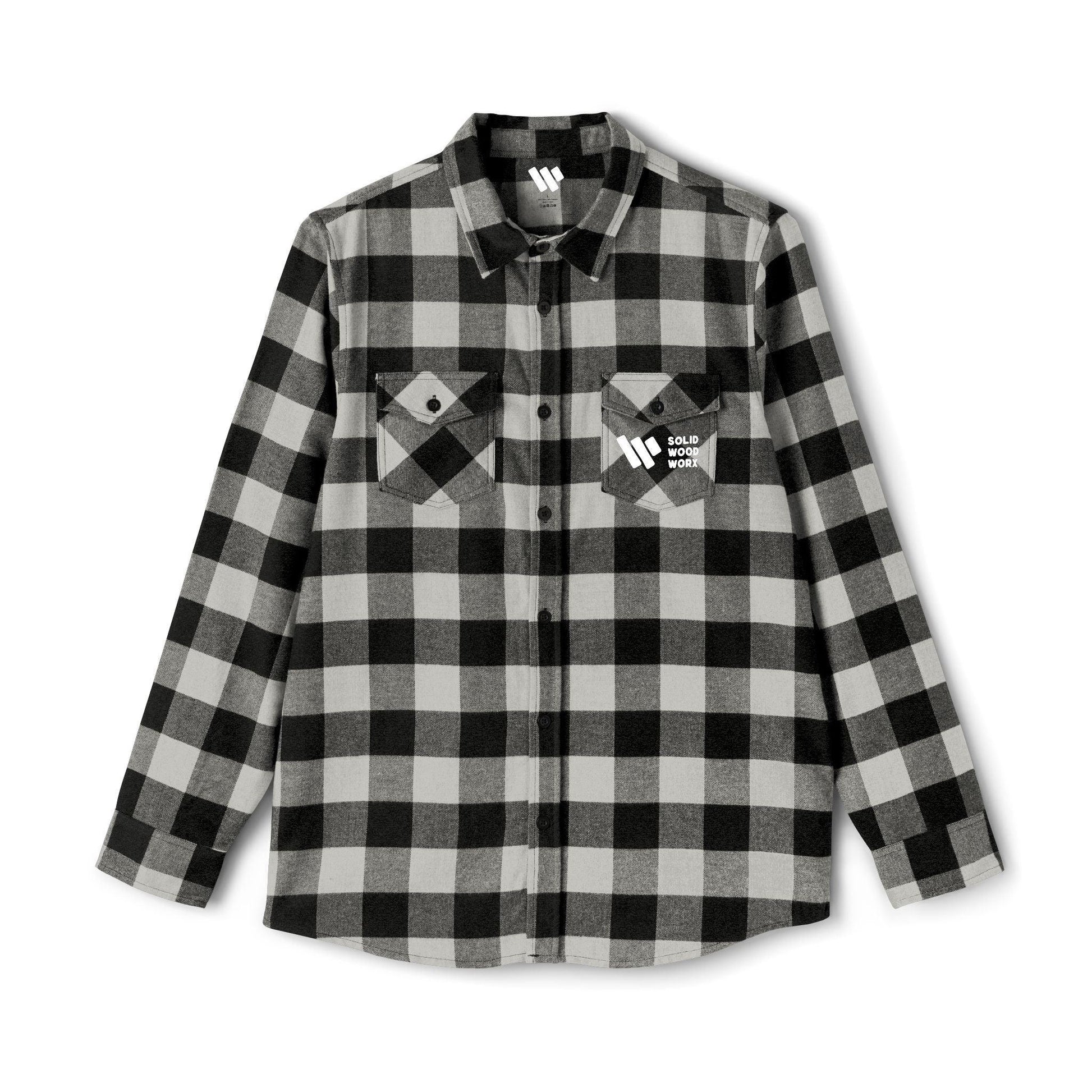 Unisex Flannel Shirt - Solid Wood Worx