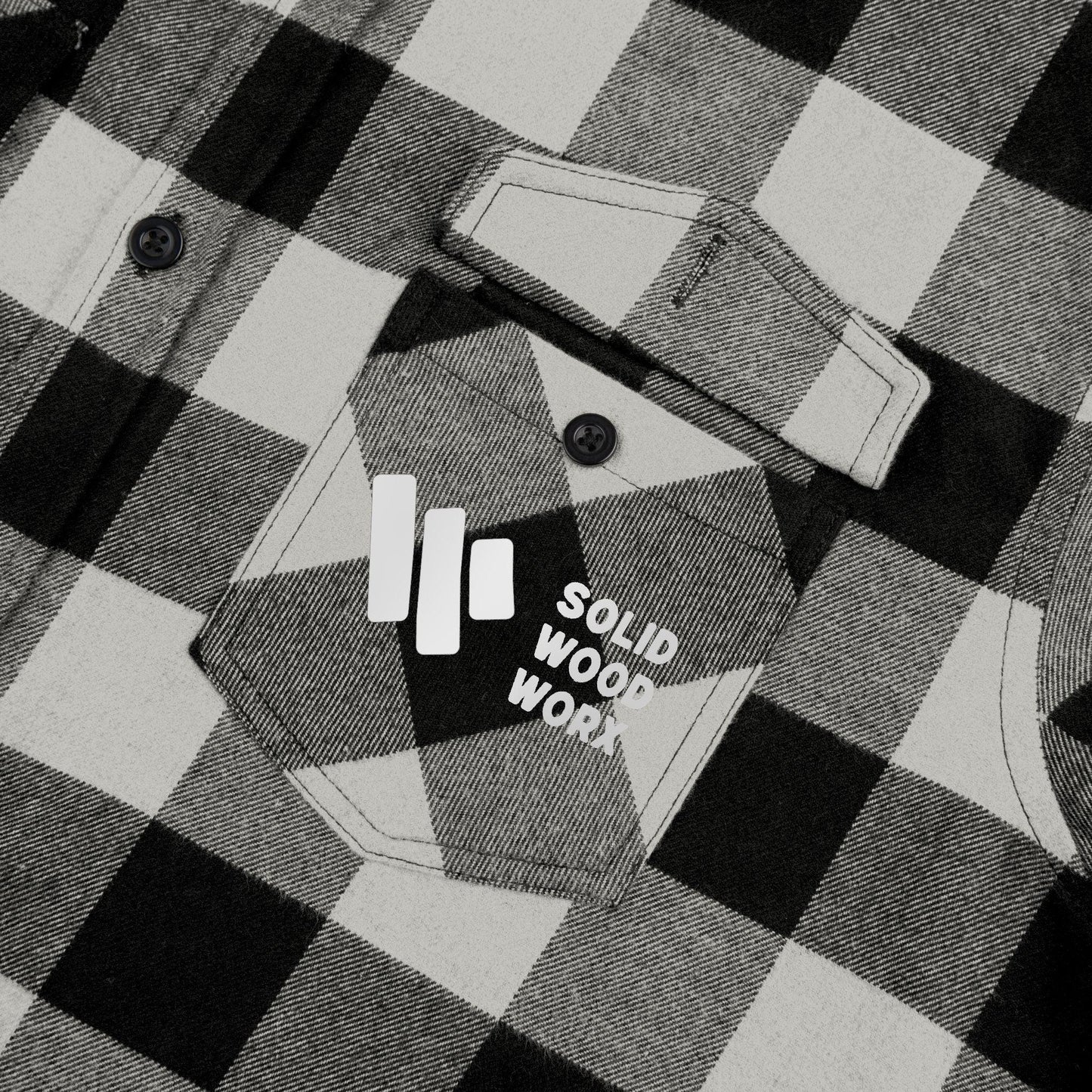 Unisex Flannel Shirt - Solid Wood Worx