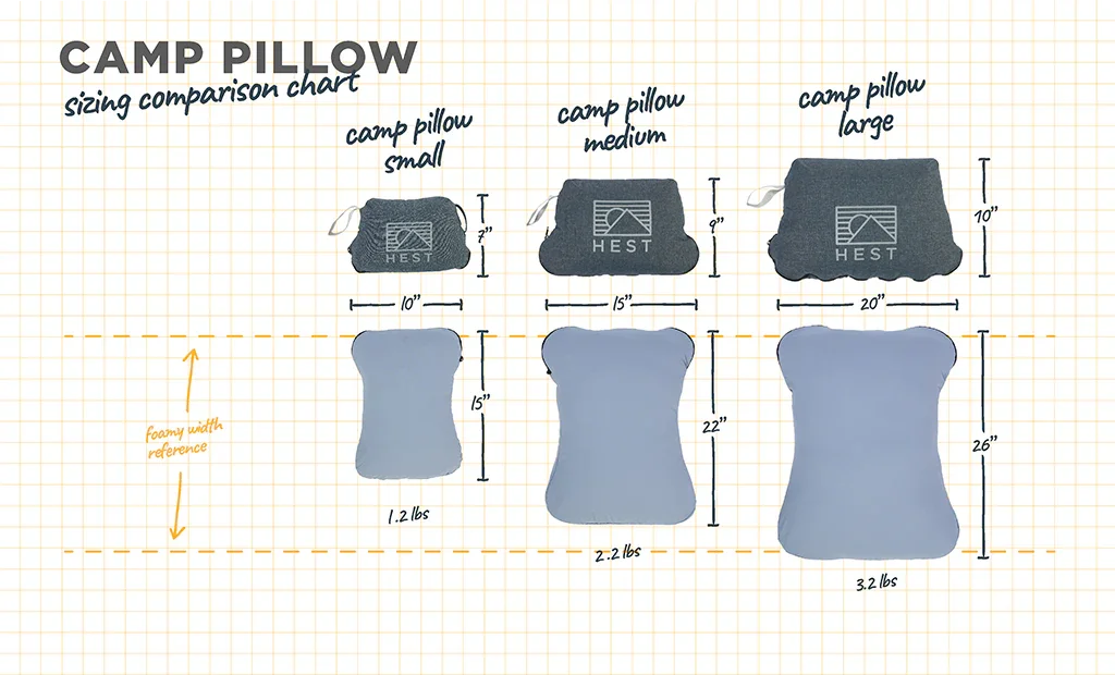 Camp Pillow - Solid Wood Worx