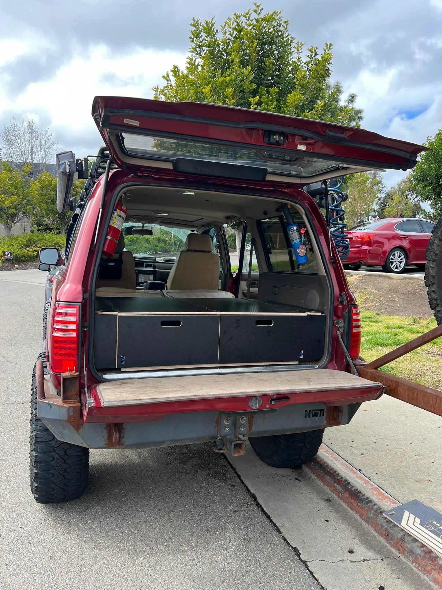 Land Cruiser 80 Series Dual Drawer Pre-Cut Kit! - Solid Wood Worx