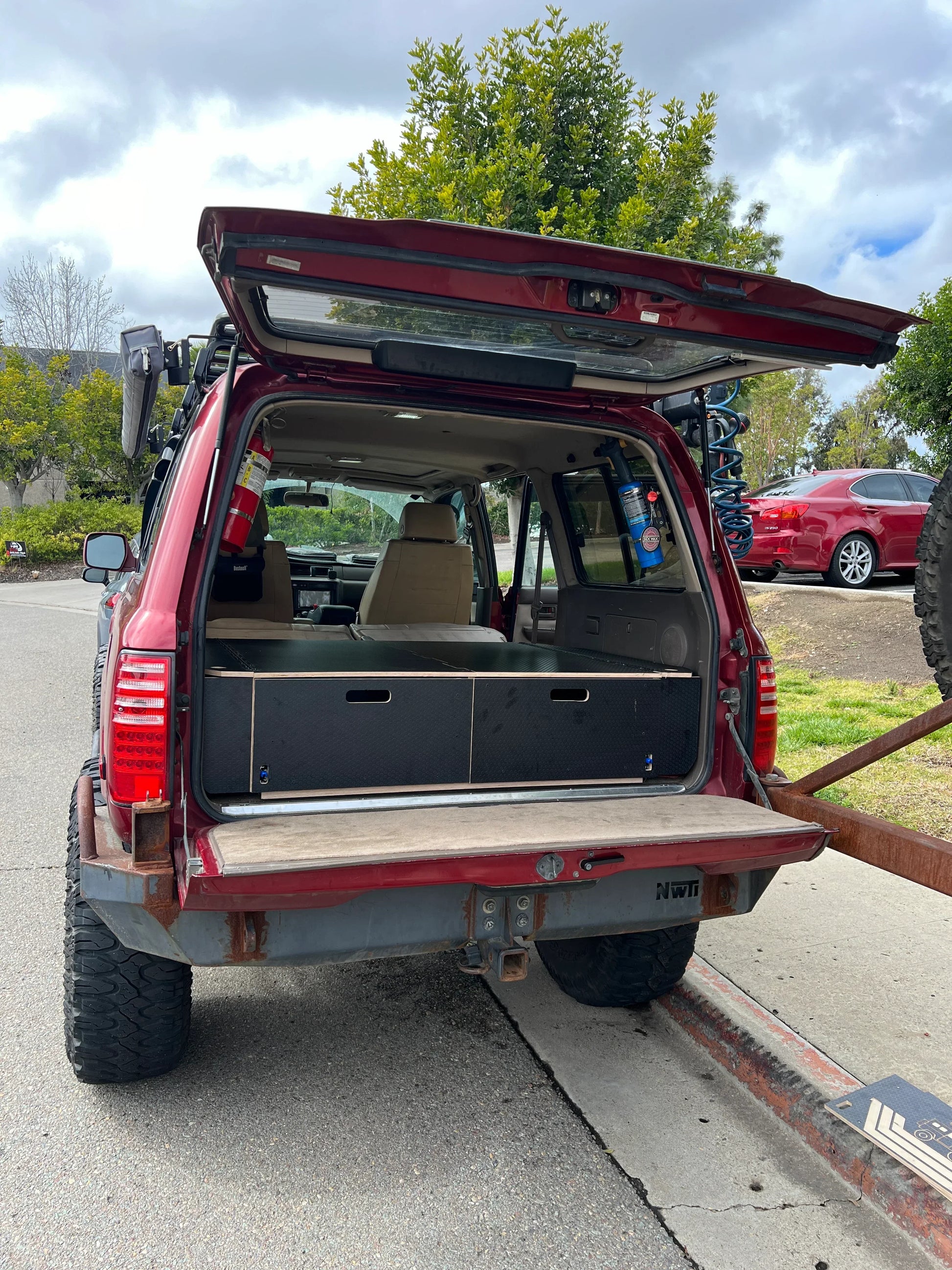 Land Cruiser 80 Series Dual Drawer Pre-Cut Kit! - Solid Wood Worx
