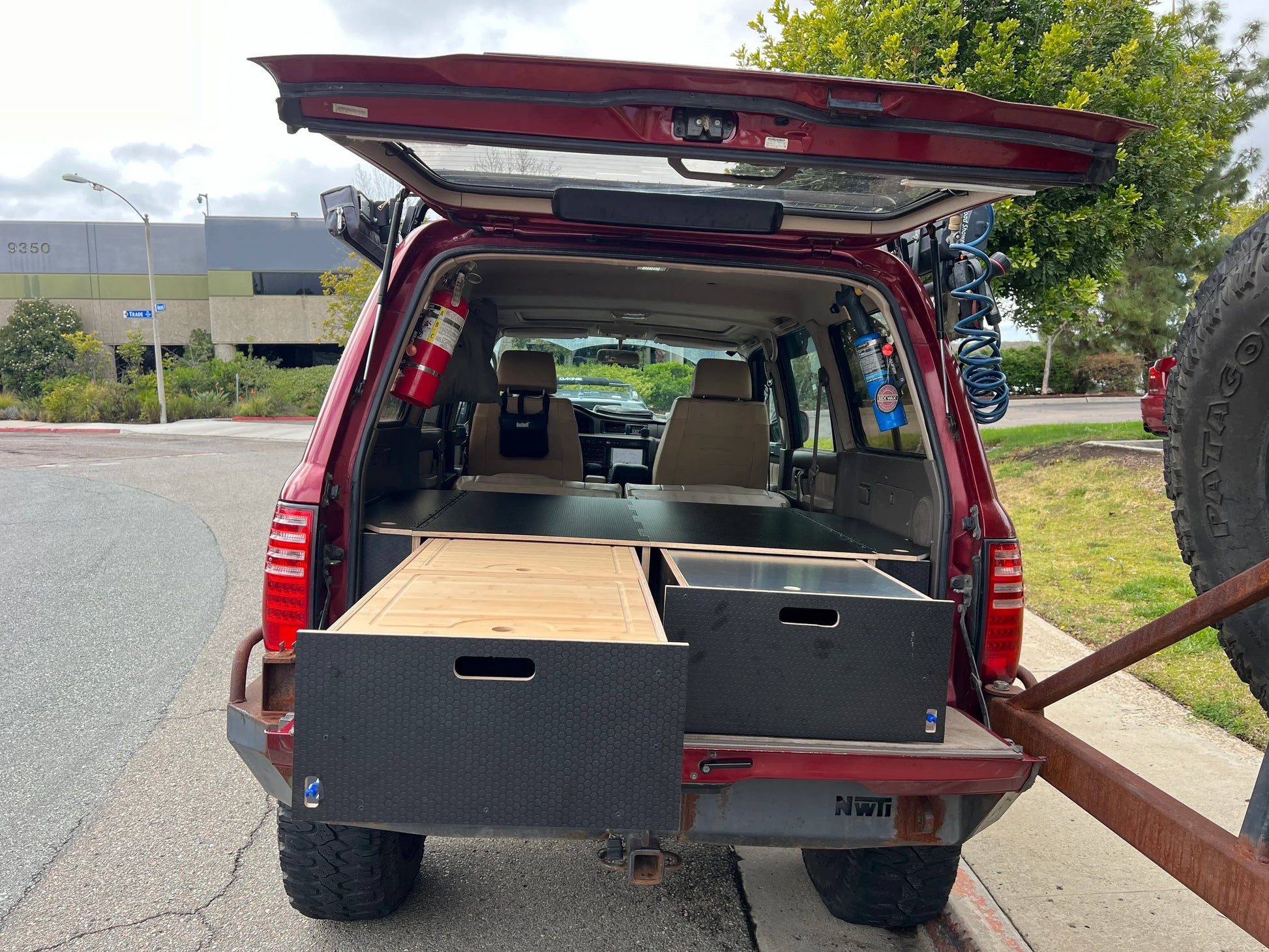 Land Cruiser 80 Series Dual Drawer Pre-Cut Kit! - Solid Wood Worx