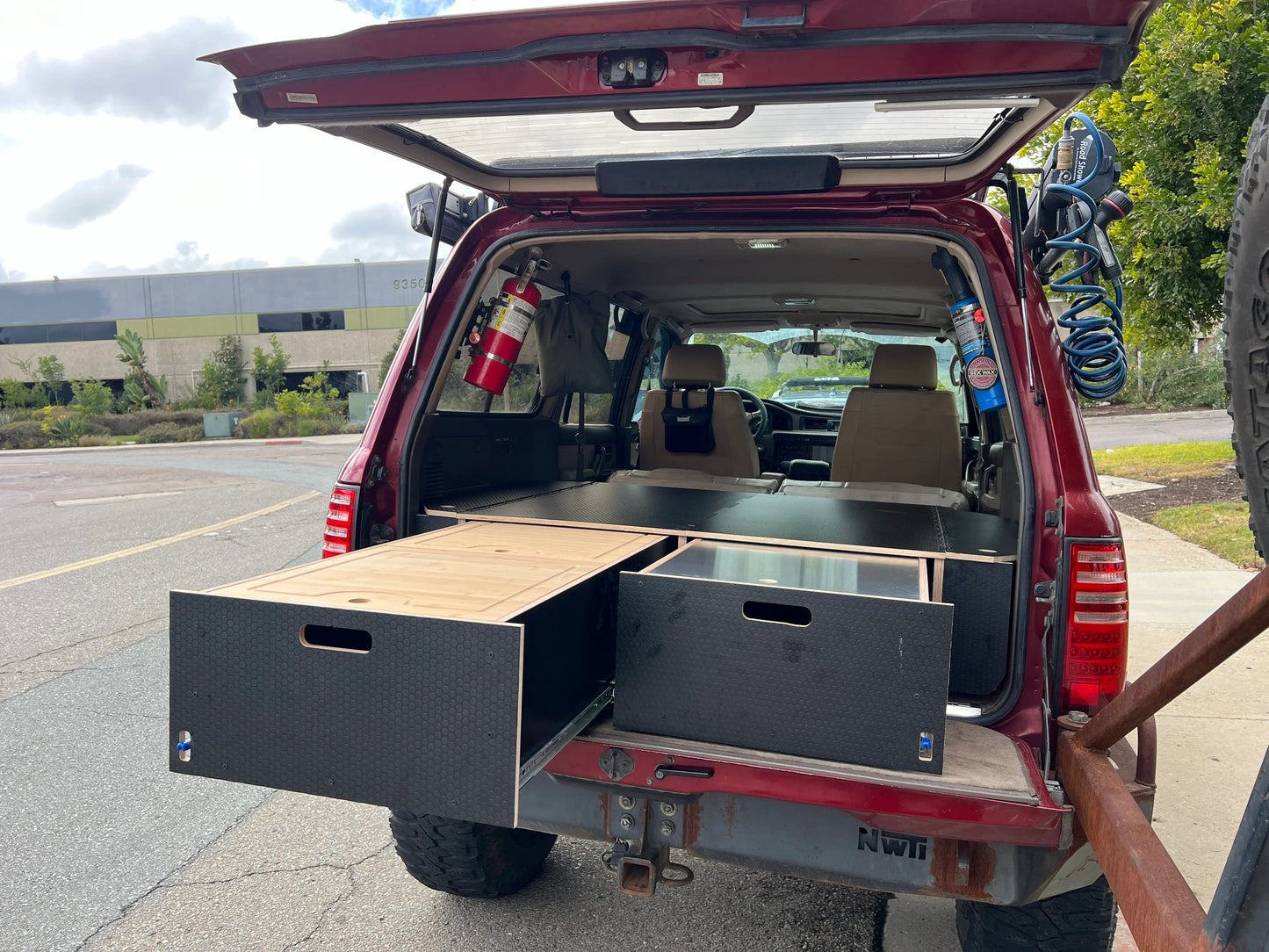 Land Cruiser 80 Series Dual Drawer Pre-Cut Kit! - Solid Wood Worx
