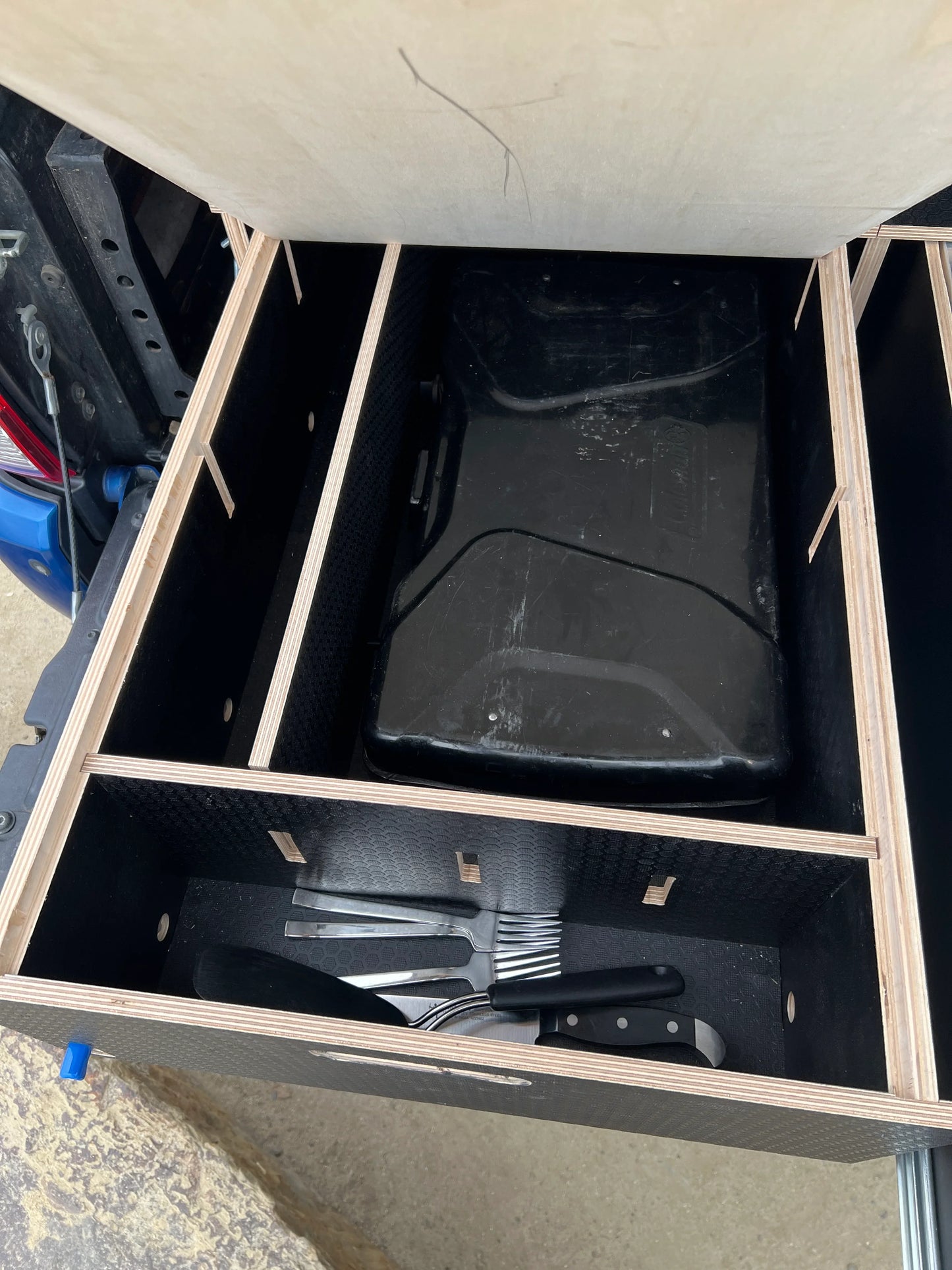 Toyota Tacoma 2nd Gen - 3rd Gen Dual Drawer Storage PreCut Kit - Solid Wood Worx