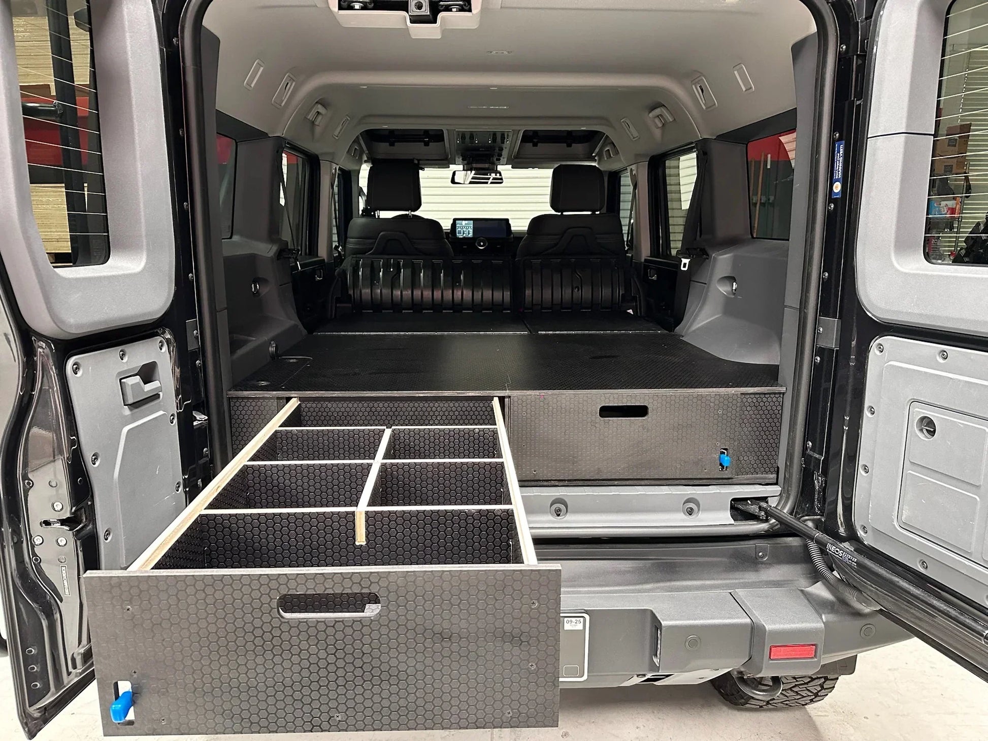 PRE-SALE: Ineos Grenadier Drawer System PreCut Kit 2023+ - Solid Wood Worx