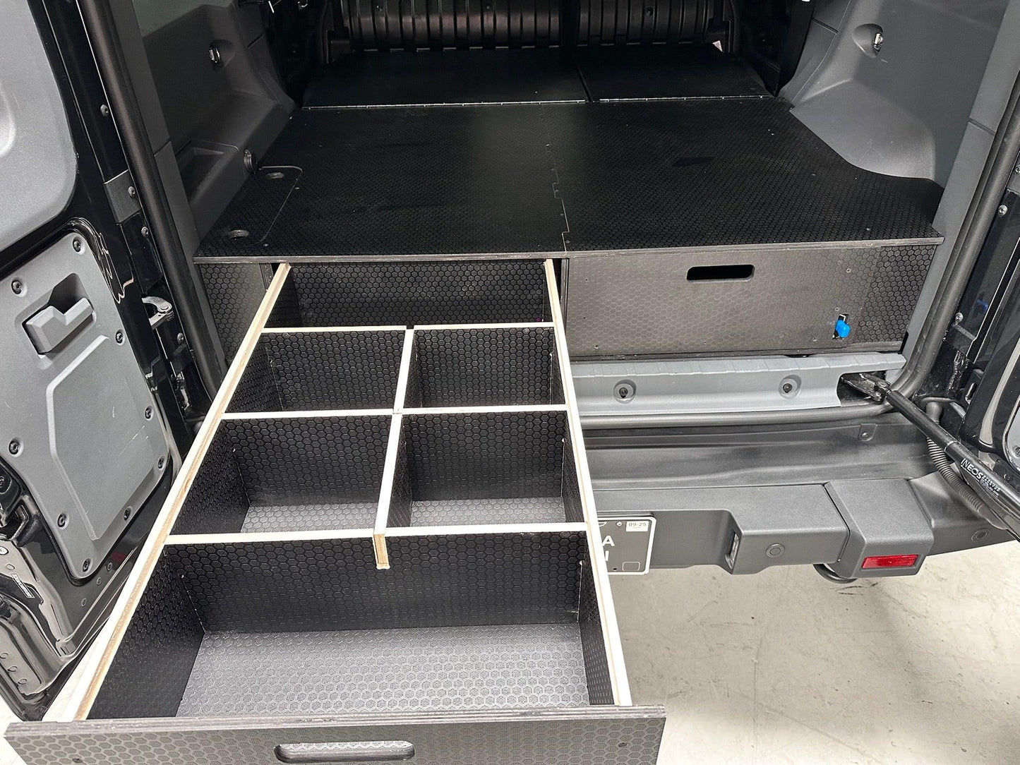 PRE-SALE: Ineos Grenadier Drawer System PreCut Kit 2023+ - Solid Wood Worx