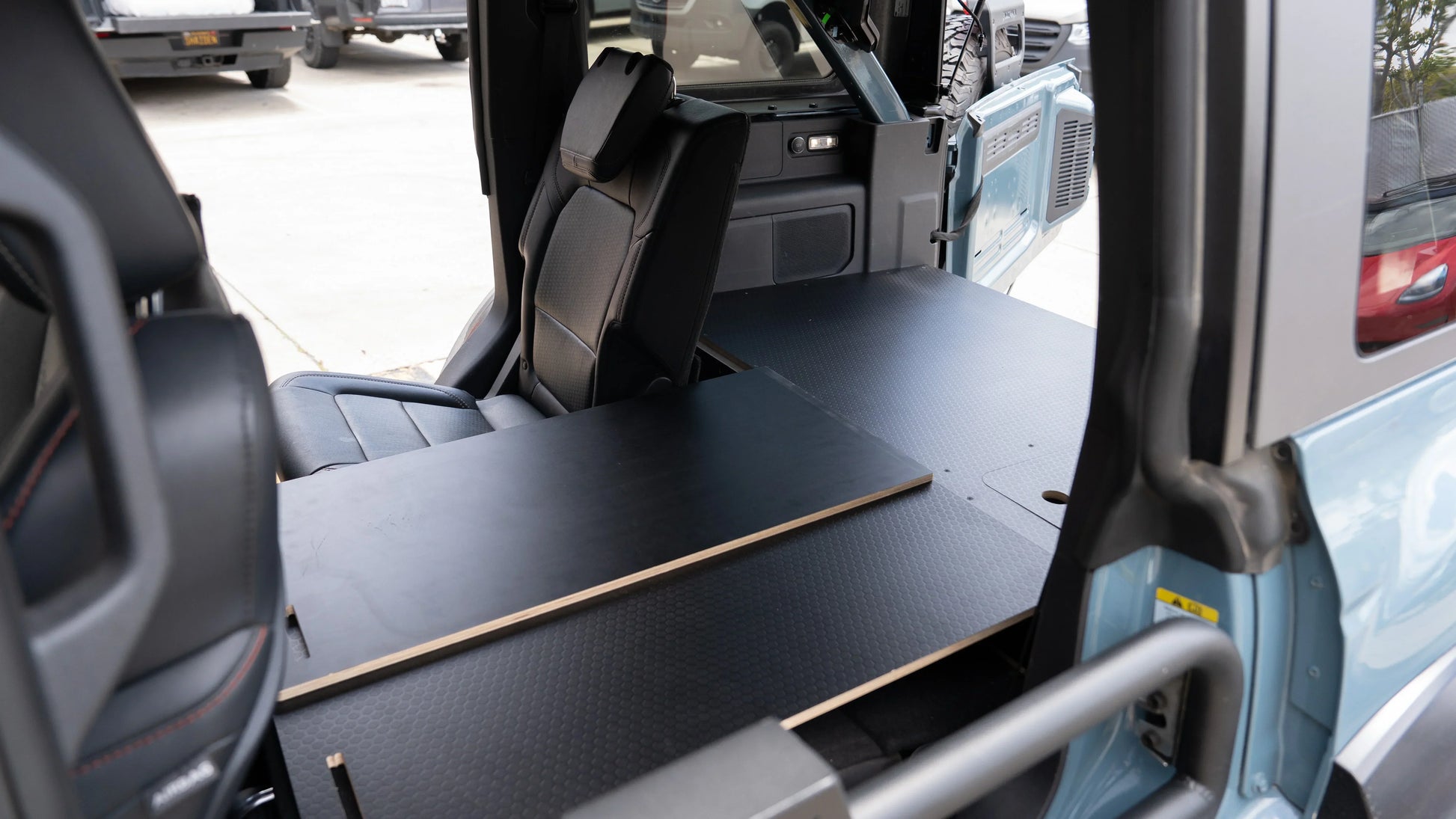 Bronco 4-Door Single Drawer Storage PreCut Kit - Solid Wood Worx