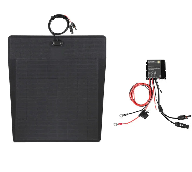 Lexus GX460 GX470 GX570 LX470 LX570 Lensun 100W Hood Flexible Solar Panel - Solid Wood Worx