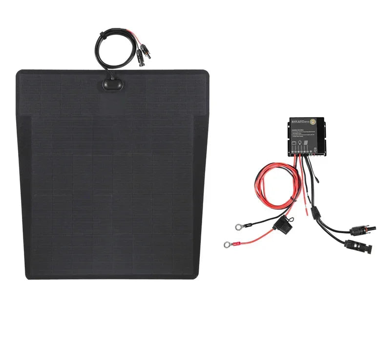 Lexus GX460 GX470 GX570 LX470 LX570 Lensun 100W Hood Flexible Solar Panel - Solid Wood Worx