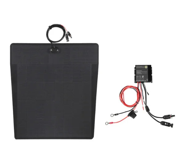 Subaru Outback 4th&5th Gen (2009-2019) Lensun 85W Hood Flexible Solar Panel - Solid Wood Worx