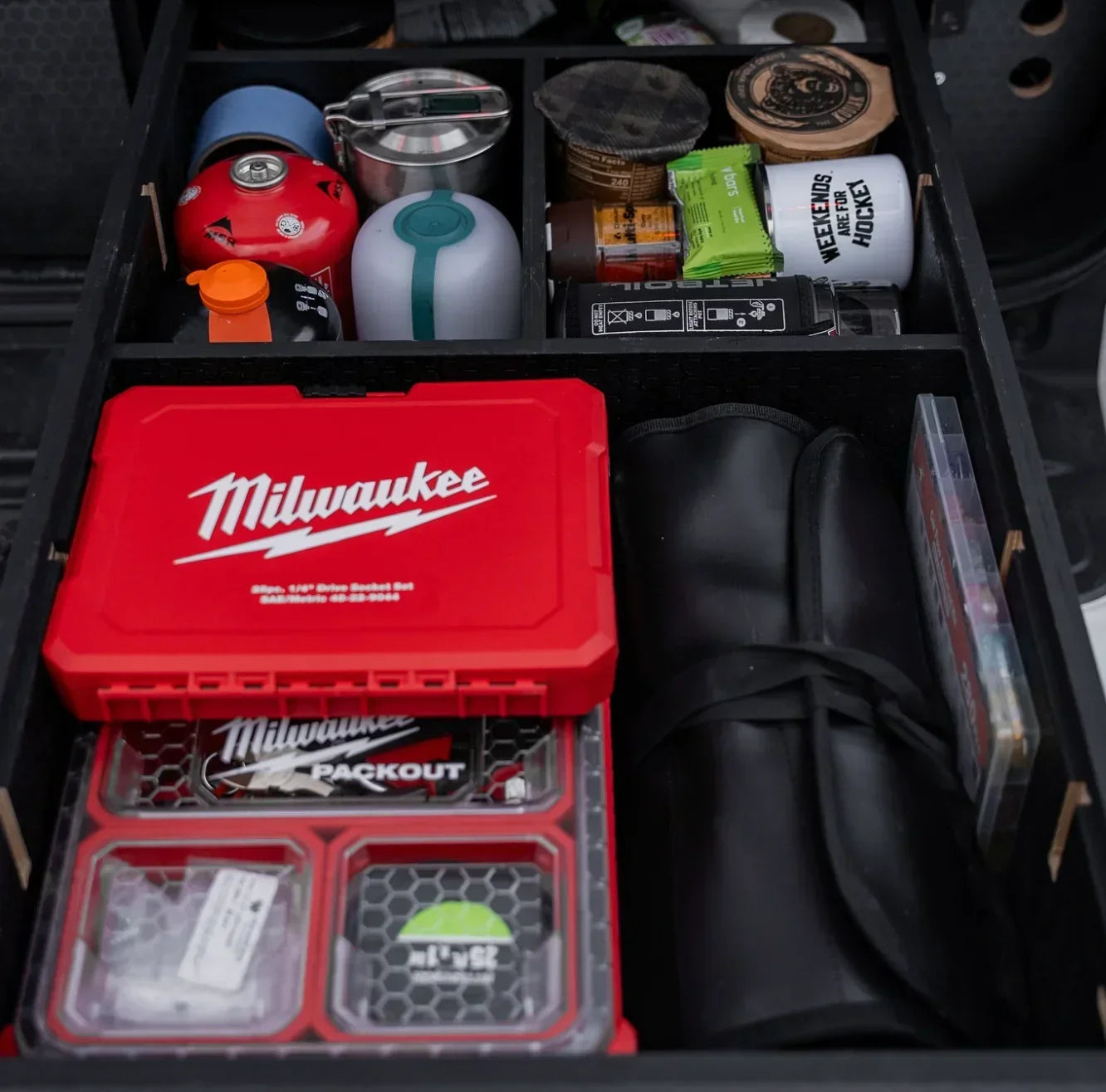 4Runner Dual Drawer Storage PreCut Kit - Solid Wood Worx