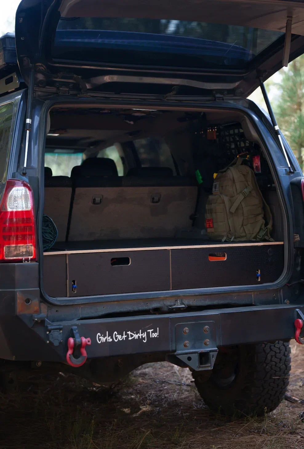 4Runner Dual Drawer Storage PreCut Kit - Solid Wood Worx