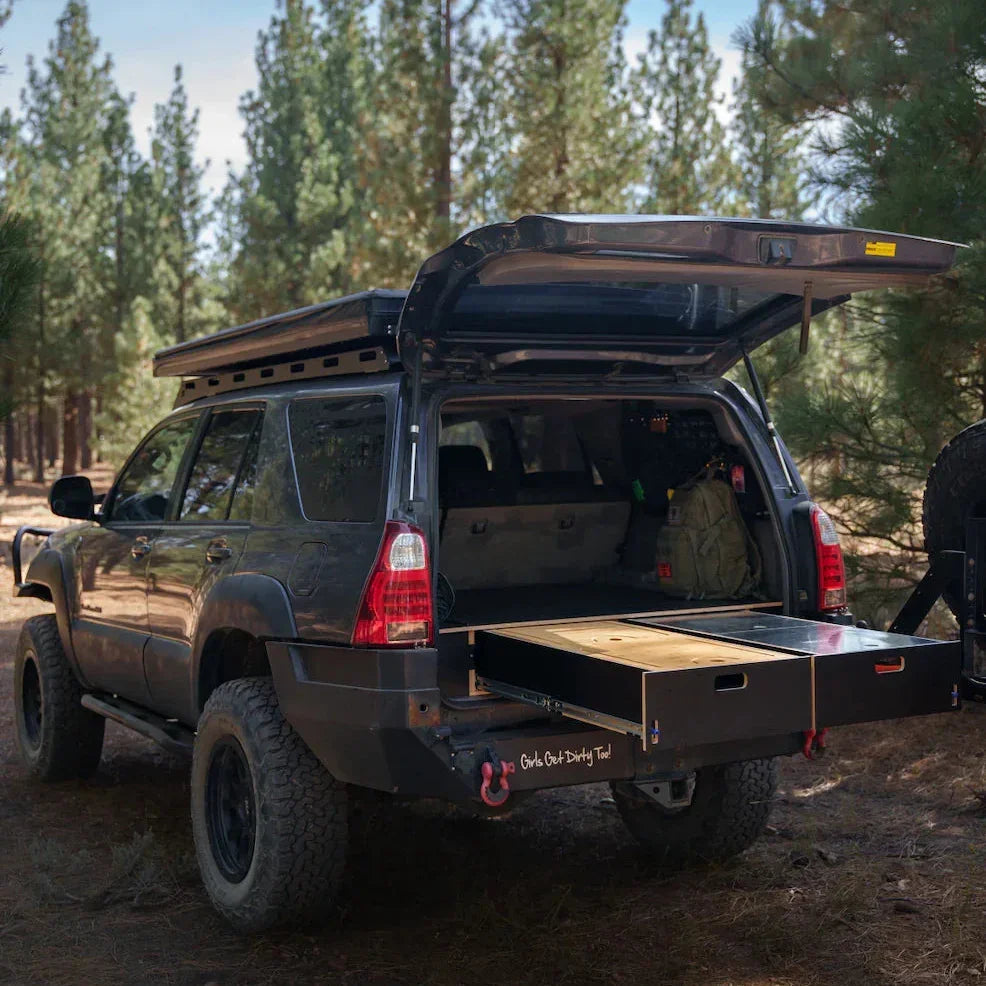 4Runner Dual Drawer Storage PreCut Kit - Solid Wood Worx