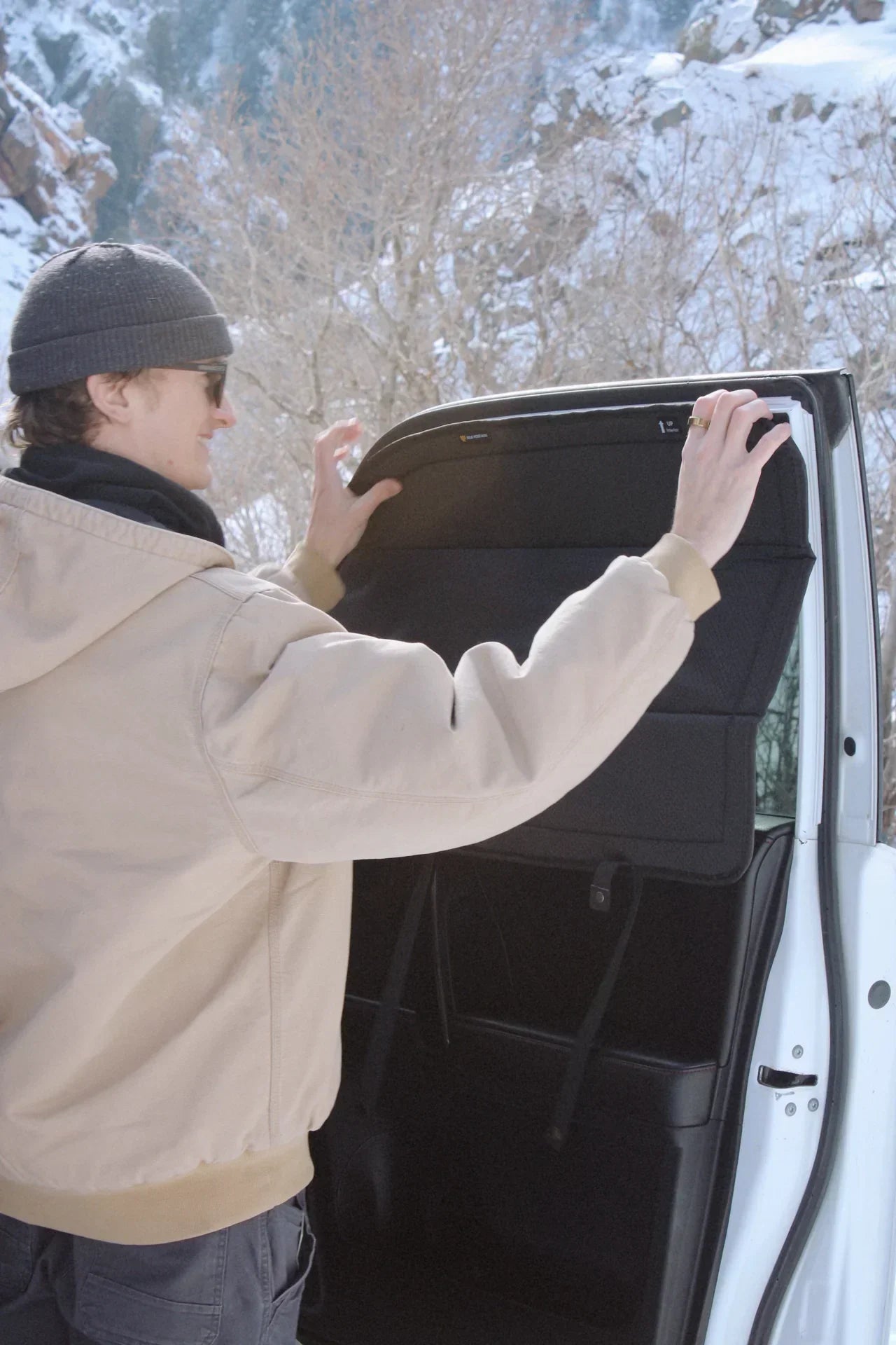4Runner 5th Gen Window Covers - FRONT BUNDLE - Solid Wood Worx