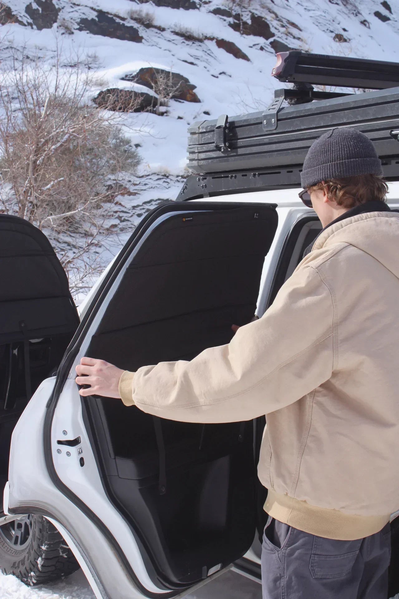 4Runner 5th Gen Window Covers - SECOND ROW - Solid Wood Worx