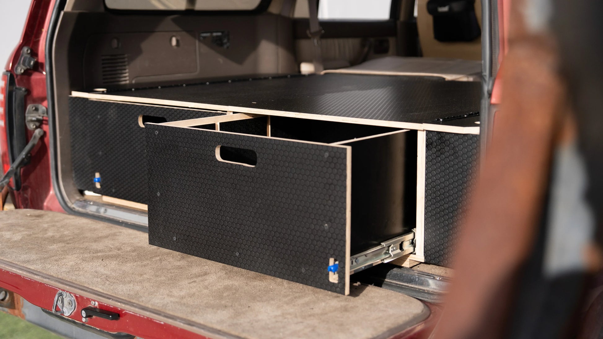 Land Cruiser 80 Series Dual Drawer Pre-Cut Kit! - Solid Wood Worx