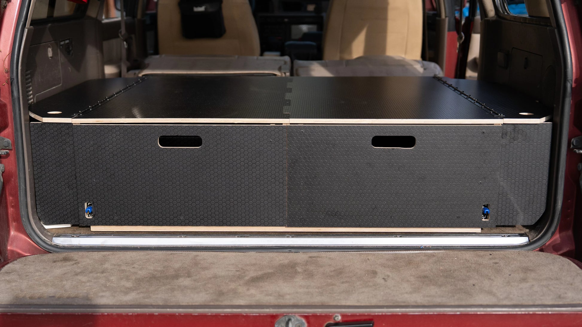 Land Cruiser 80 Series Dual Drawer Pre-Cut Kit! - Solid Wood Worx