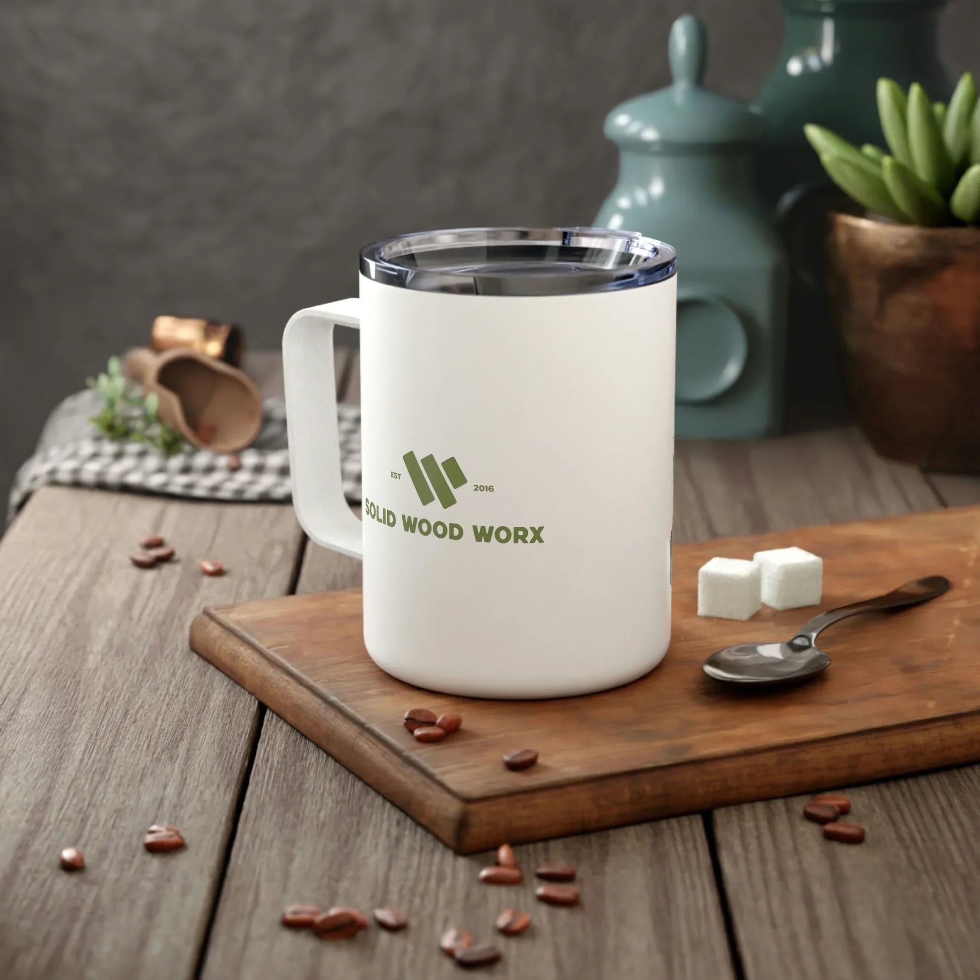 Tacoma Insulated Camp Mug - Solid Wood Worx