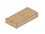 1st/3rd Gen Drawer False Tops & Dividers - Solid Wood Worx