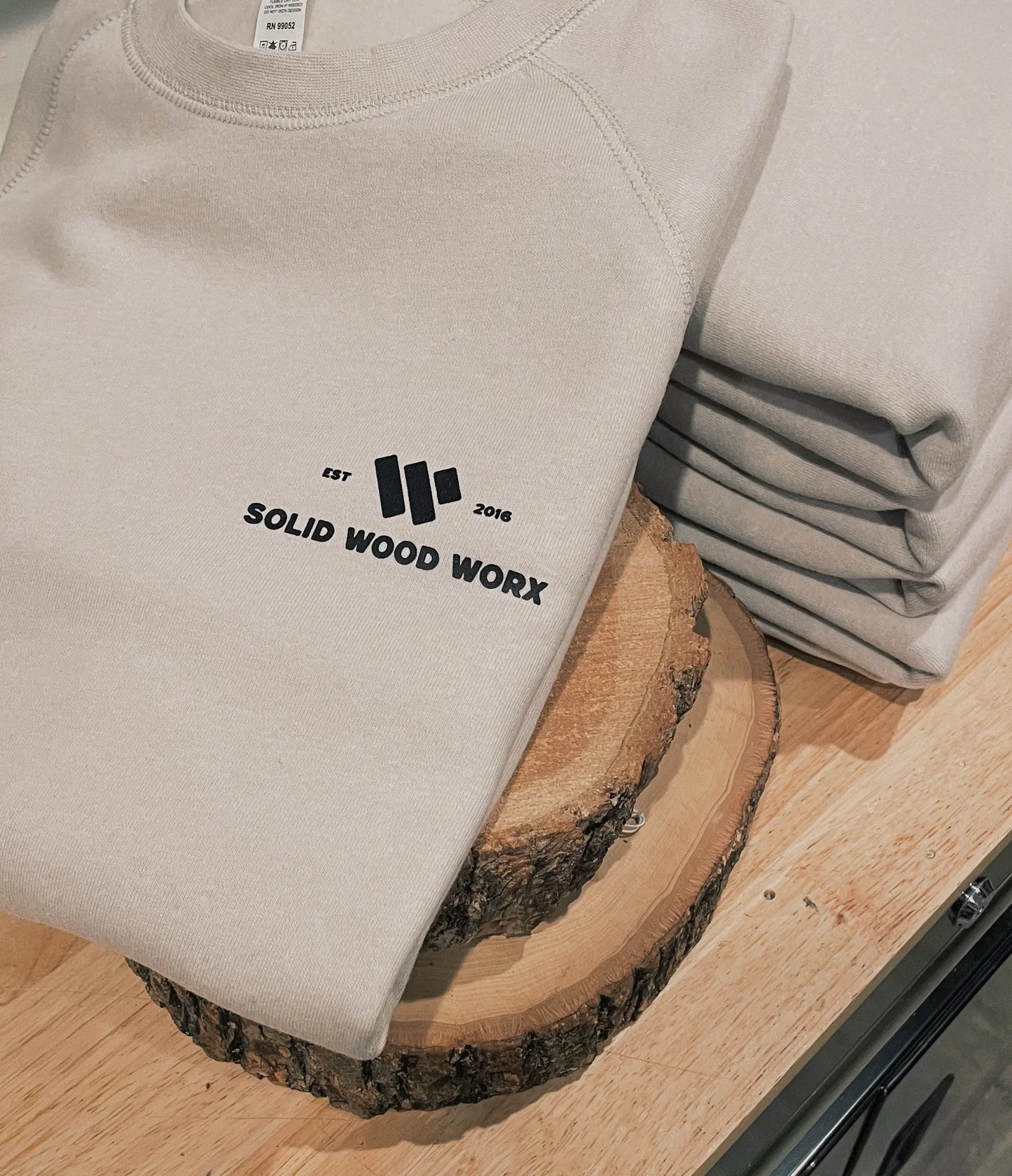 Crewneck Sweater - Solid Wood Worx