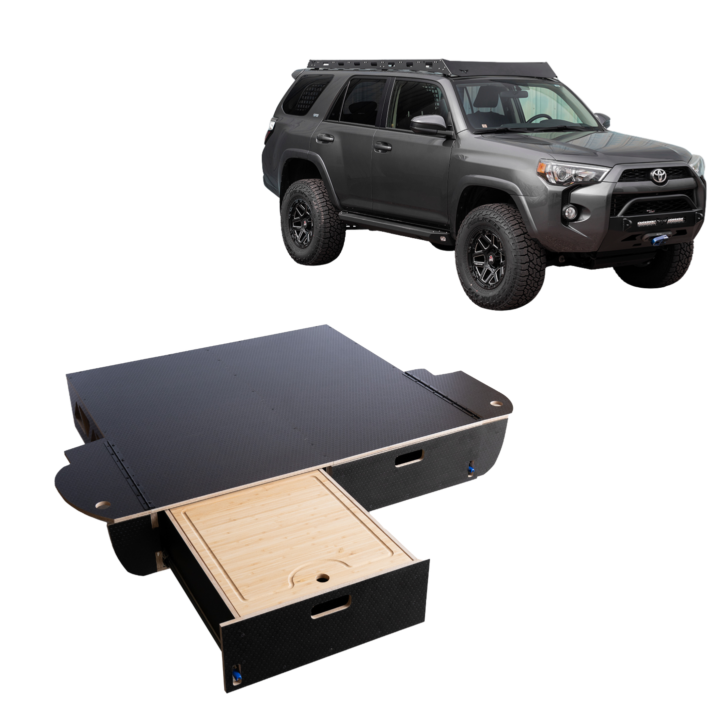 4Runner Dual Drawer Storage PreCut Kit (3, 4, & 5 Gen)