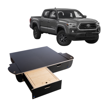 Toyota Tacoma 2nd Gen - 3rd Gen Dual Drawer Storage PreCut Kit