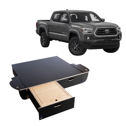 Toyota Tacoma 2nd Gen - 3rd Gen Dual Drawer Storage PreCut Kit