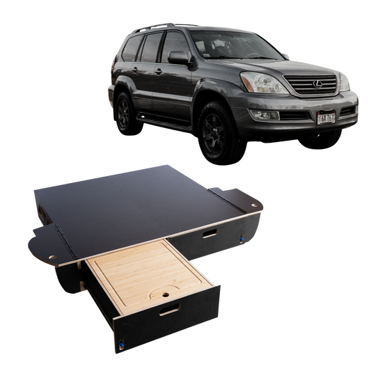Lexus GX470 03-09 Dual Drawer Storage PreCut Kit