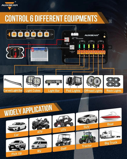 6-Gang Switch Panel with App & Remote