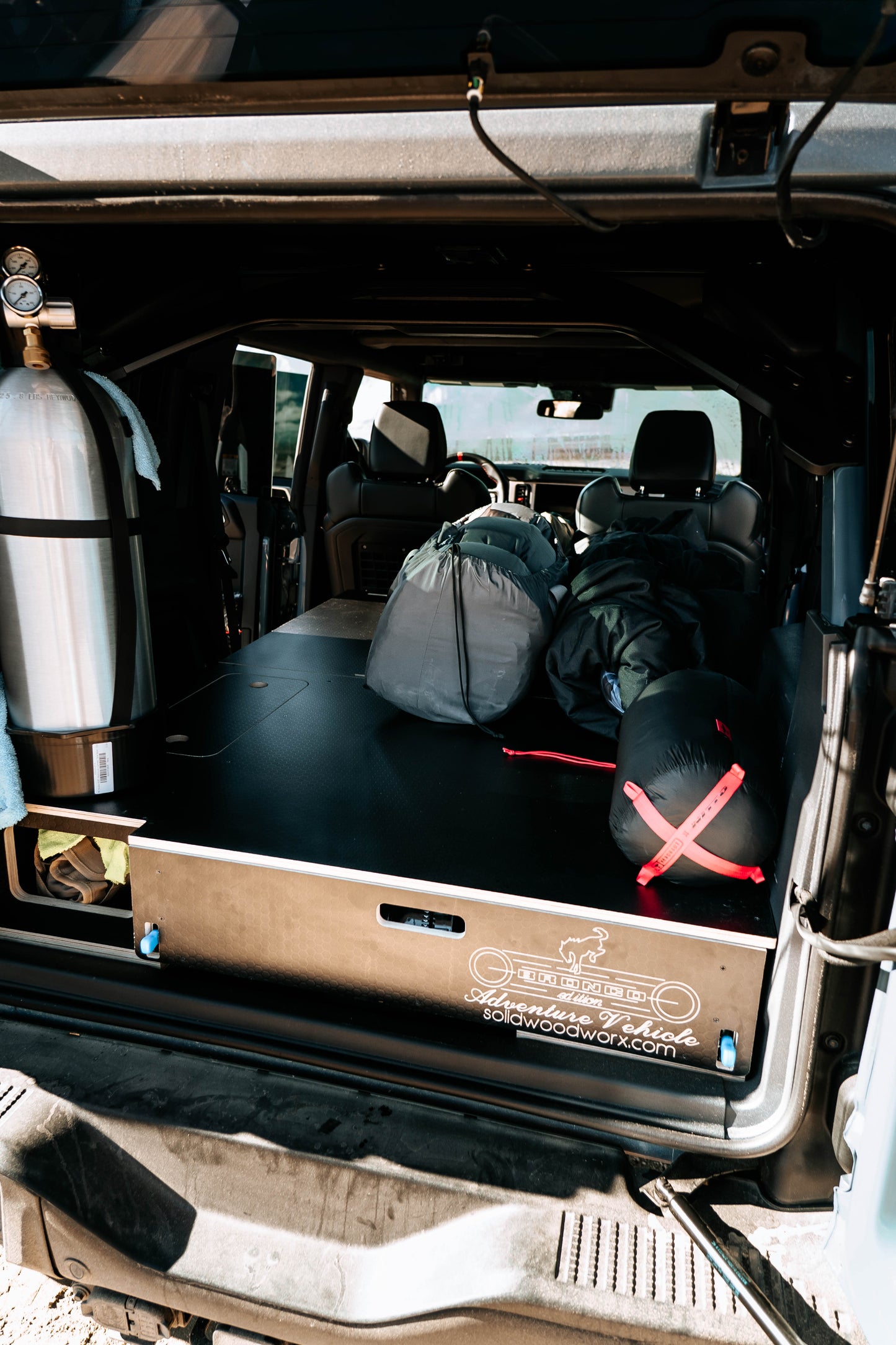 Bronco 4-Door Single Drawer Storage PreCut Kit