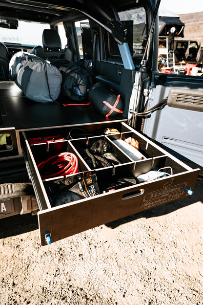 Bronco 4-Door Single Drawer Storage PreCut Kit