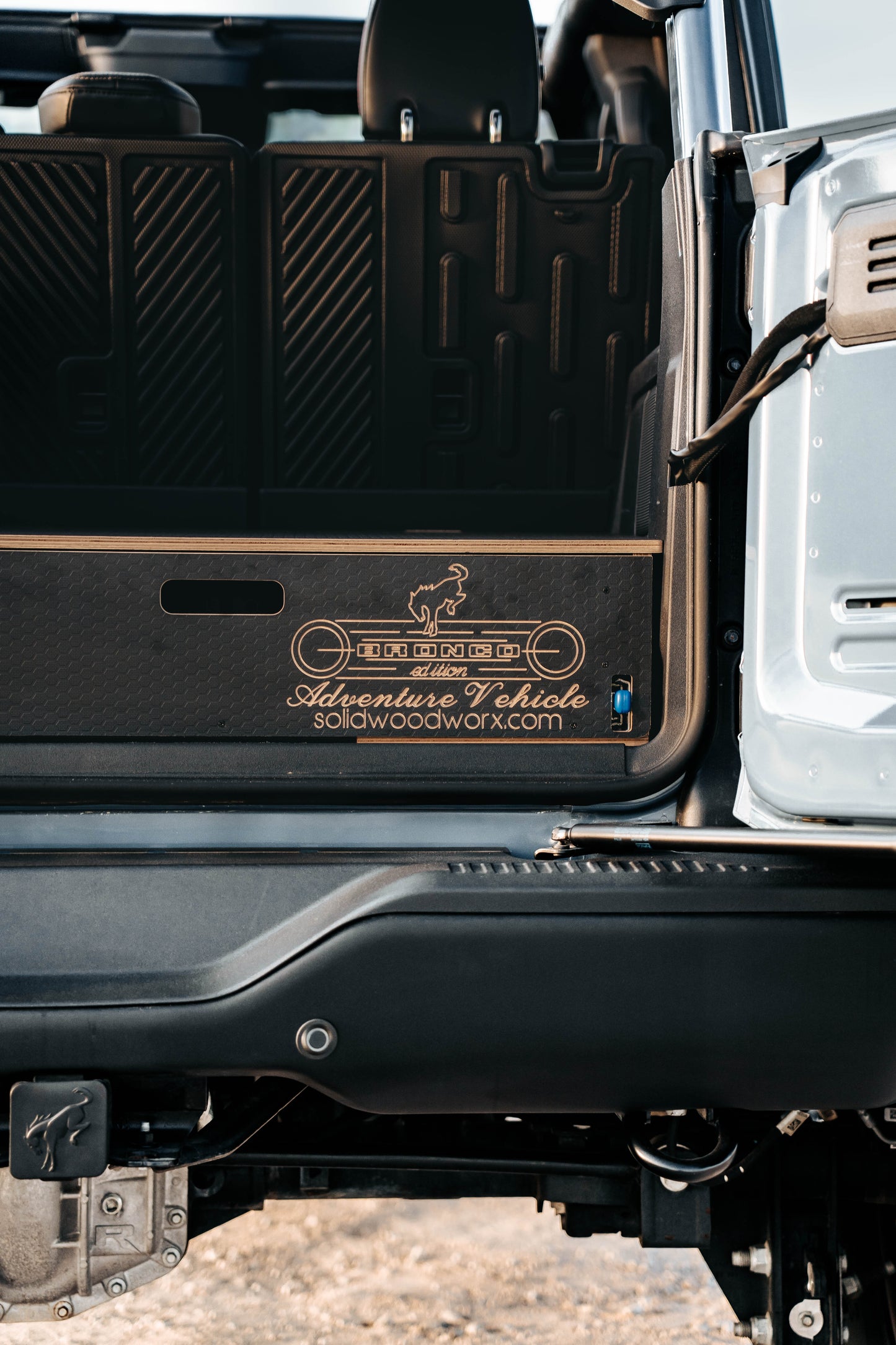 Bronco 4-Door Single Drawer Storage PreCut Kit