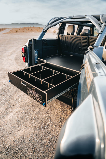 Bronco 4-Door Single Drawer Storage PreCut Kit
