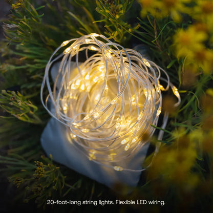 Camping String Lights - Solid Wood Worx