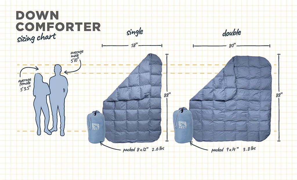 Down Comforter - Solid Wood Worx