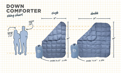 Down Comforter - Solid Wood Worx