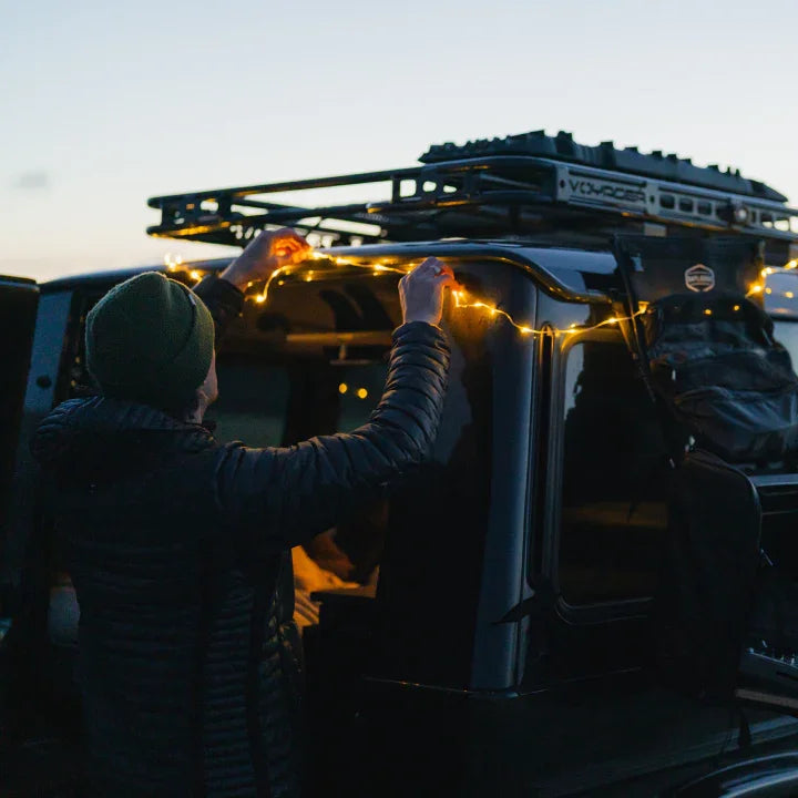 Camping String Lights - Solid Wood Worx