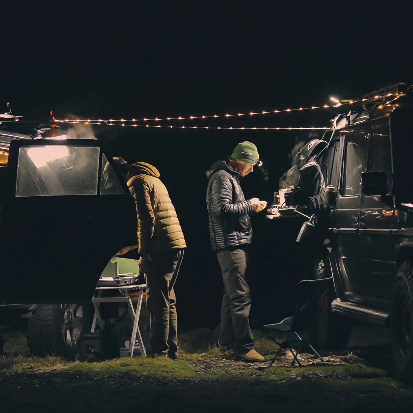 Camping String Lights - Solid Wood Worx
