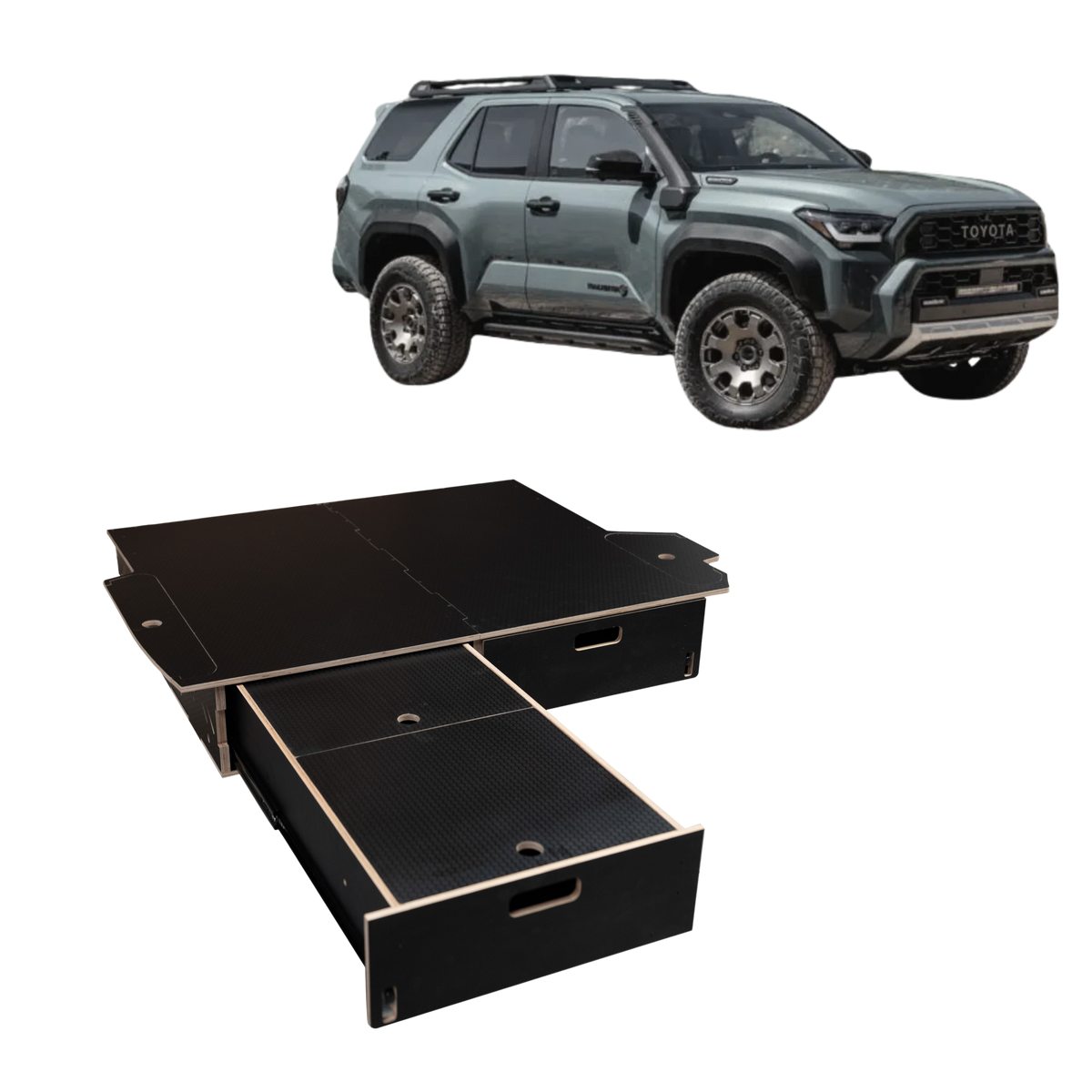 Toyota 4Runner | Dual Drawer Storage System & Bed Platform | 6th Gen (2025+)