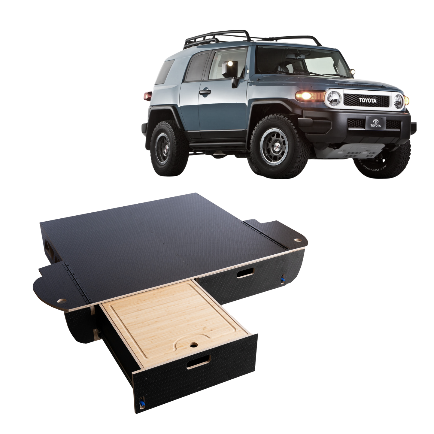 PRESALE: FJ Cruiser Single Drawer Storage PreCut Kit