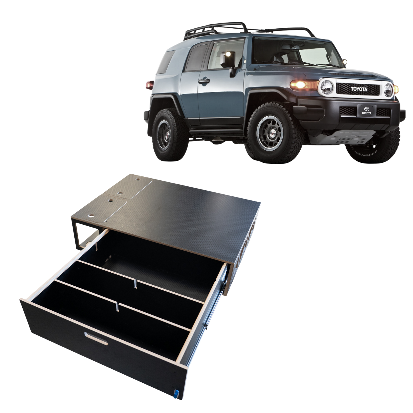 PRESALE: FJ Cruiser Single Drawer Storage PreCut Kit