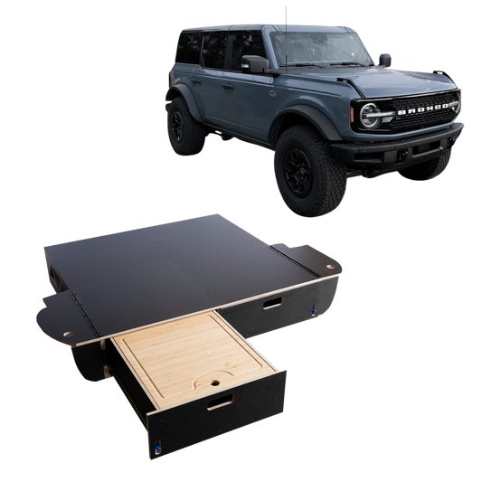 Bronco 4-Door Single Drawer Storage PreCut Kit
