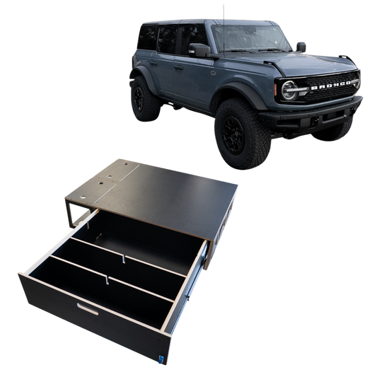 Bronco 4-Door Single Drawer Storage PreCut Kit