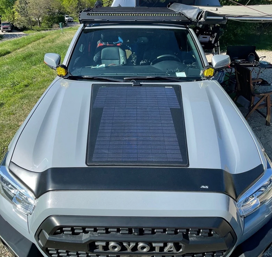 Toyota Tacoma 3rd Gen (2016-2023) Lensun 90W Hood Flexible Solar Panel