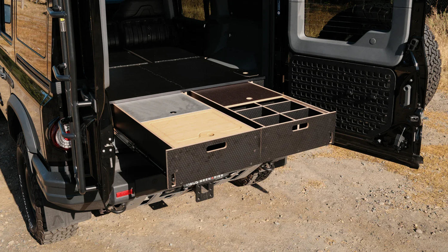 Ineos Grenadier Drawer System PreCut Kit 2023+