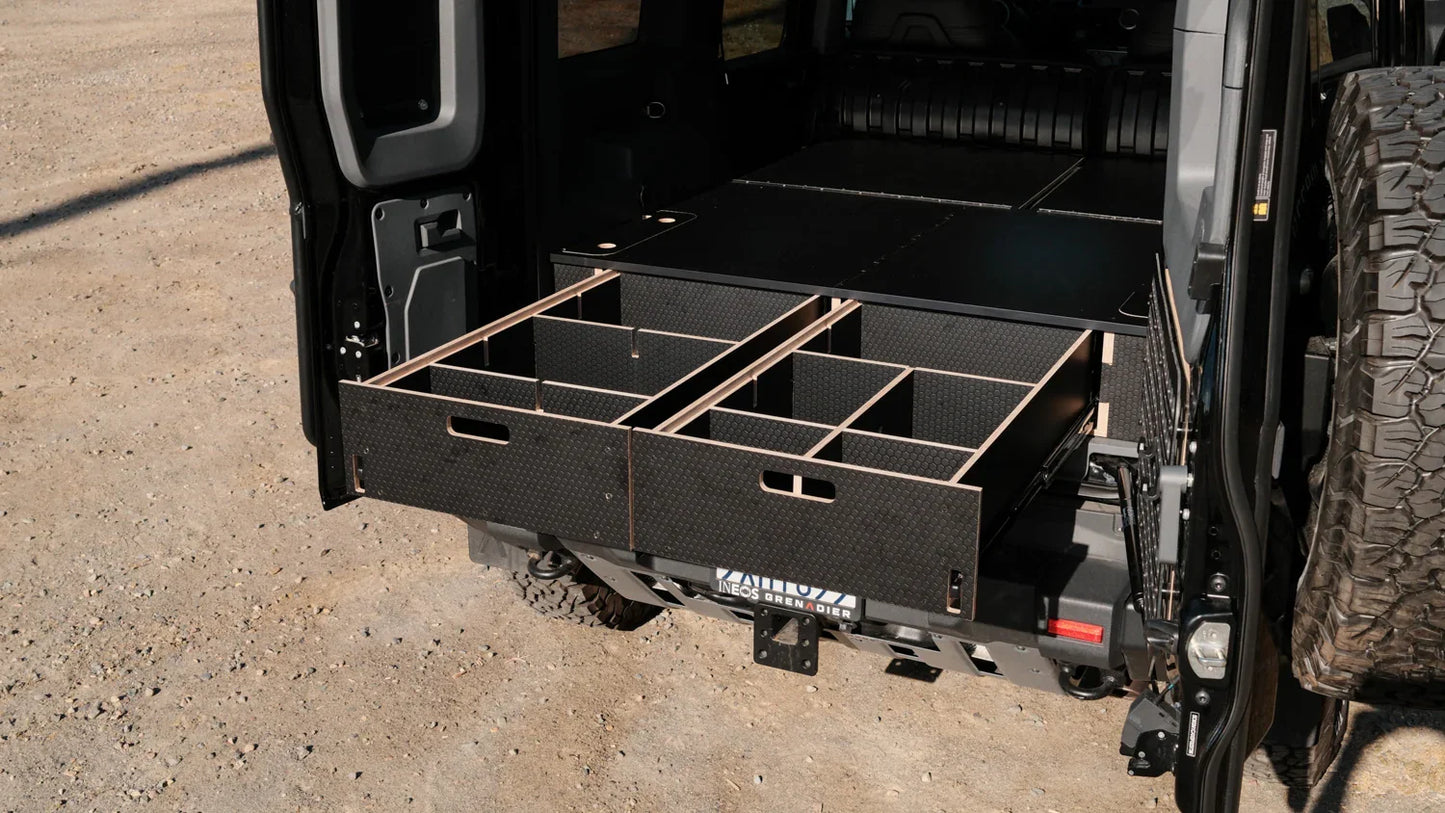 Ineos Grenadier Drawer System PreCut Kit 2023+