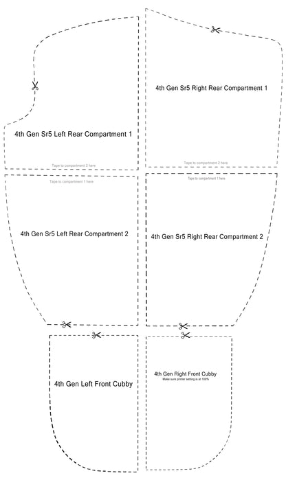 4th Gen Cubby Templates - Solid Wood Worx